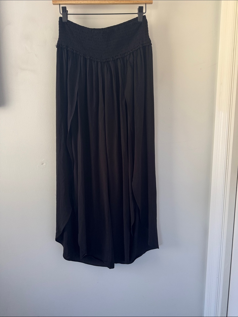 Seafolly Black Women's Shirred Waist Pants